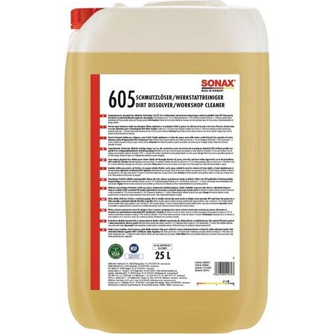 SONAX  Disolvente  Suciedad/Limpiador  Taller  aprox.  1:20  - 6057050 (1/3)