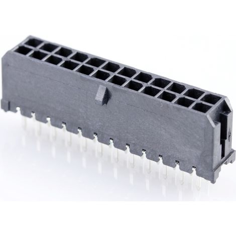 Molex Einbau-Stiftleiste (Standard) Polzahl Gesamt 24 Rastermaß: 3 mm 430452428 1 St. Tray
