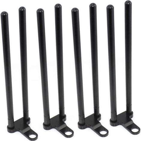 4 pièces barres d'accrochage pour détecteurs de métaux, anti-vent en alliage d'aluminium, accessoires de pêche professionnels