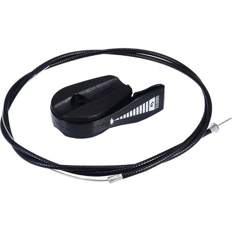 Kit di ricambio universale per cavo acceleratore da 99 cm (39") per tosaerba da giardino (nero, 1 m) (1/4)