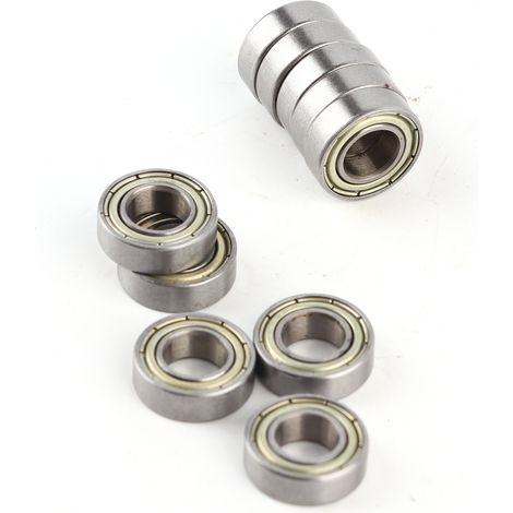Rodamientos de bolas miniatura 688ZZ, rodamientos con doble blindaje metálico, 8x16x5 mm, 10 unidades