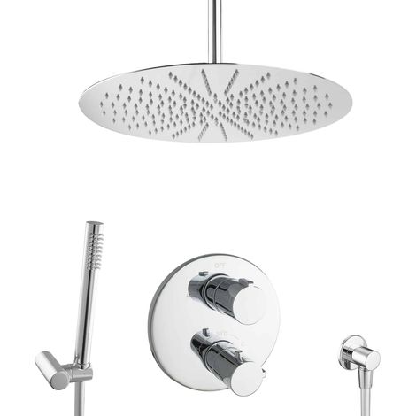 Système de douche encastré XXL 40 cm avec thermostat PaulGurkes