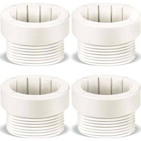 Adaptateur stabilisateur de parasol de piscine fileté de 1,75 pouce pour terrasses extérieures.