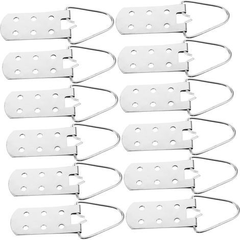 20 ganchos metálicos para cuadros, perchas resistentes, accesorios decorativos para el hogar y la oficina. (1/4)