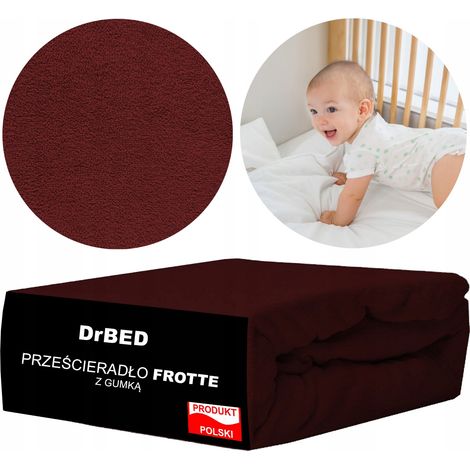 Spannbettlaken für Babybett 120x60 Frottee PERFECT FIT Polish (1/4)