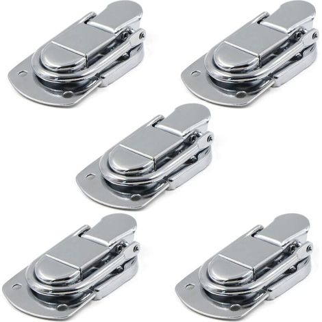 Stück Kipphebelverschlüsse aus Edelstahl für Schachteln, Geschenkboxen, Schubladen, Schränke, Erste-Hilfe-Sets, Werkzeugkästen