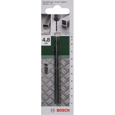 BOSCH 2609255010 Forets à métaux laminés HSS-R, DIN 338