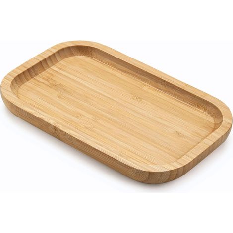 1 Plateau Bambou, 20x13x2cm, Rectangulaire, Organiseur Salle De Bain, Cuisine (1/5)