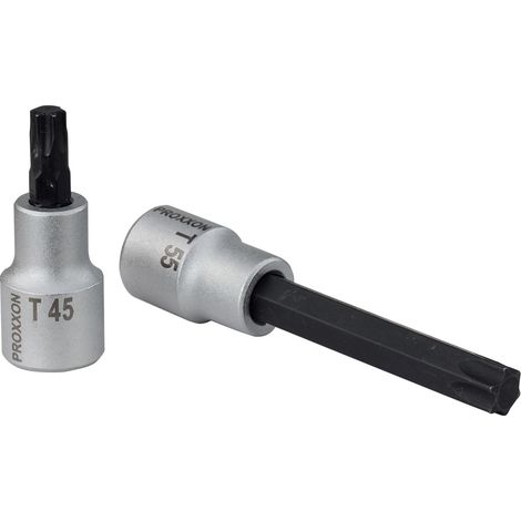 PROXXON 2223496 - Vaso 1/2"+ punta tx 45 l/100 (1/4)