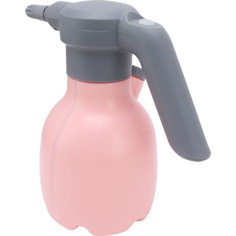 Vaporisateur électrique de jardin 1,5 L, alimenté par batterie rechargeable, arrosage automatique, brumisateur portable pour plantes d'extérieur, rose, sans buse pivotante (1/5)