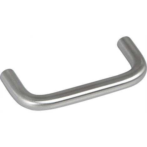Griff Emer Möbelgriff Breite 72 mm Schubladengriff Zinkguss Edelstahl gebürstet (1/2)