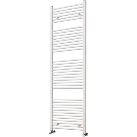 Kibath Radiador Secatoallas 180 cm x 50 cm circuito calefacción acabado blanco fabricado en acero (1/5)