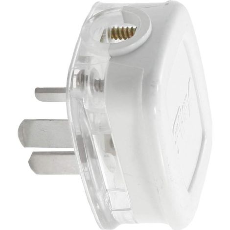 AU-Stecker weiße Kunststoffschale Netzanschlussadapter AC 250V 10A