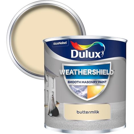 Dulux All Weather Protection Smooth Masonry - 250ml - Buttermilk