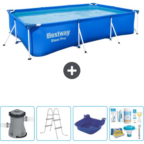Bestway Piscina Bestway Steel Pro Rettangolare - 300x201x66 cm - 7-pezzi  S22728