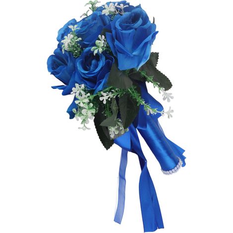 Bouquet de roses artificielles, bouquet de mariage artificiel (1/5)