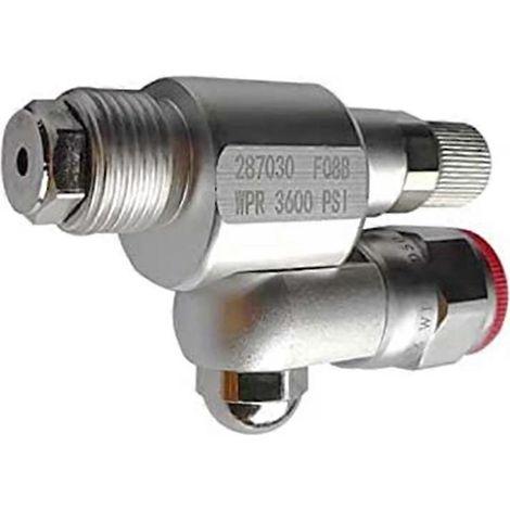 287030 Vanne d'arrêt Clean-Ot, rallonge pour peinture airless sous pression, vanne anti-projections, adaptateur airless (1/4)