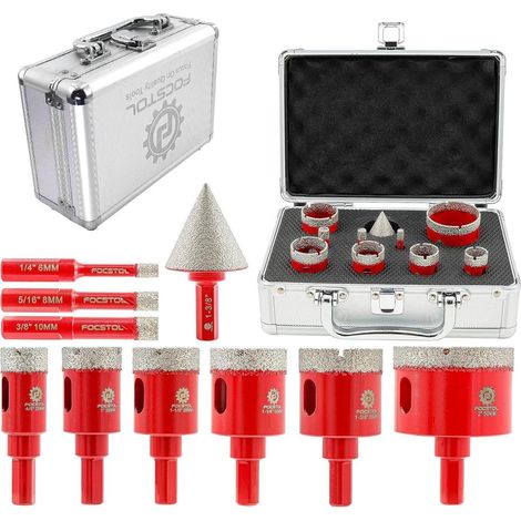 Fliesenbohrer Diamant Dreikantschaft Keramik Granit KIT8(Dreieck) (1/5)