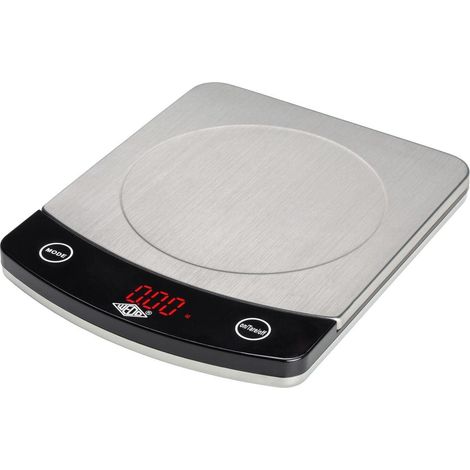 Báscula de cocina WEDO profi-steel capacidad 10 kg pantalla LCD