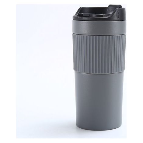 Taza térmica de viaje para café, a prueba de derrames y fugas, Taza de café reutilizable con tapa, jarra térmica para bebidas frías y calientes (1/5)