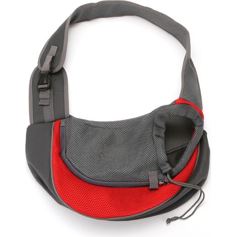 Sac de voyage portable pour petits animaux, rouge vif - Grande taille (1/5)