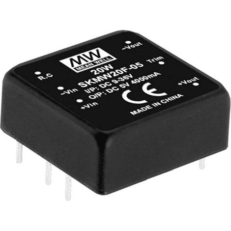 Convertisseur CC/CC MEAN WELL SKMW20F-03 Nbr. de sorties: 1 x 4.5 A 20 W 1 pc(s) Q121682 (1/2)