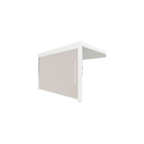Store Latéral Zippé Blanc 3m50 Pour Pergola S et SV ORIAL Bioclimatique Autoportante France (1/2)