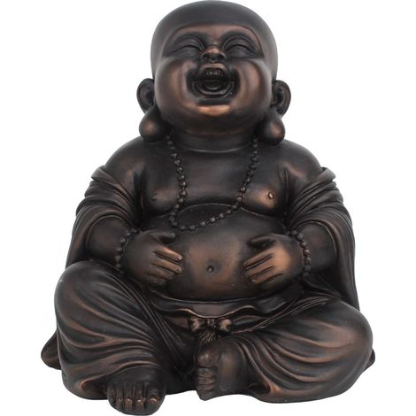 Orientalische Buddha-Figur für Zen-Dekoration und Spiritualität im Zuhause