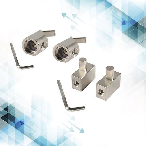 Câble répartiteur pour voiture, bornes d'alimentation, amplificateur, double 1/0 AWG vers 1/0 AWG - trou unique - (1/4)