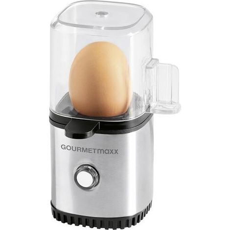 GOURMETMAXX Eierkocher für 1 Ei 70W schwarz matt