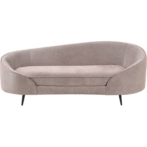 Sofa 3-Sitzer SAVAR Stoff Braun