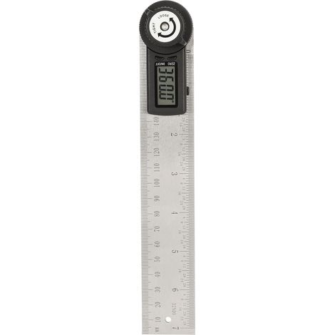 Règle numérique d'angle 2 en 1 pour menuiserie, mesureur électronique de précision (1/5)