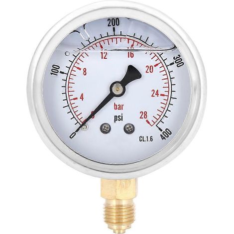 TSPGG60428bar 1/4BSP Y60 Radial-Öldruckmanometer für Maschinen