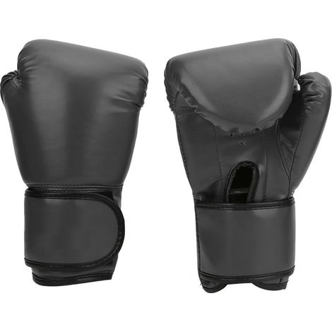 Gants de Boxe Professionnels en Cuir PU Respirants pour Entraînement au Sac de Frappe (1/5)