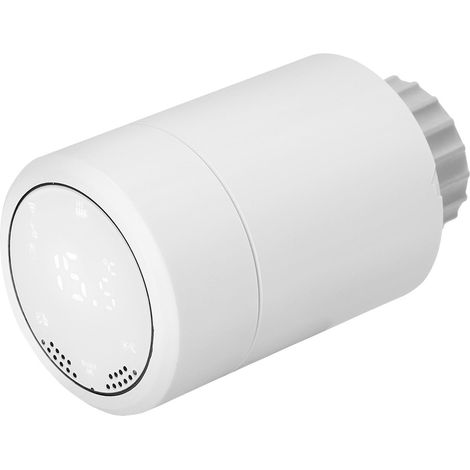 HY367 Robinet Radiateur Intelligent – Thermostat d’Ambiance Connecté via App et Régulation de Température (Sans Batteries) – Pour Résidences, Commerces, Hôtels – 1 Valve