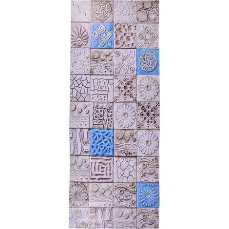 2PCS Papier Peint Adhésif 3D pour Porte 38.5x200cm, Décoration Murale Bureau et Maison Autocollant (1/5)