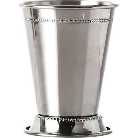 Verre à cocktail en acier inoxydable pour fête, idéal pour le Mint Julep, parfait pour un bar à bière à domicile. Nettoyage facile. (1/4)