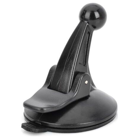 Support à ventouse pour pare-brise – Compatible tous GPS Garmin – Installation facile – Matériau plastique durable – Diamètre rotule 1,7 cm (1/5)