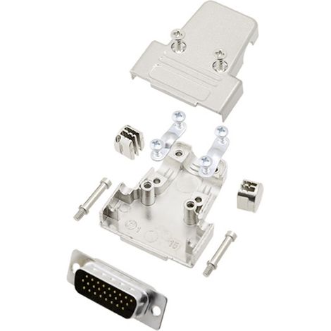 TRU COMPONENTS TCTRIM15HDP26K 7709848 D-SUB Stiftleisten-Set 180 ° Polzahl: 26 Lötkelch 1 St.