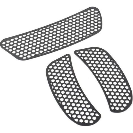 Prese d'aria a rete per carenatura moto con griglia decorativa a forma di ala di pipistrello per Softail Low Rider ST FXLRST 2022-2024.