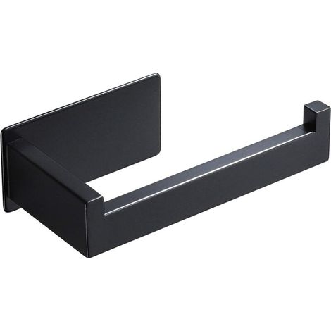 Portarotolo da parete in acciaio inox per il bagno, senza foratura - design robusto e moderno - Crezuo (1/4)