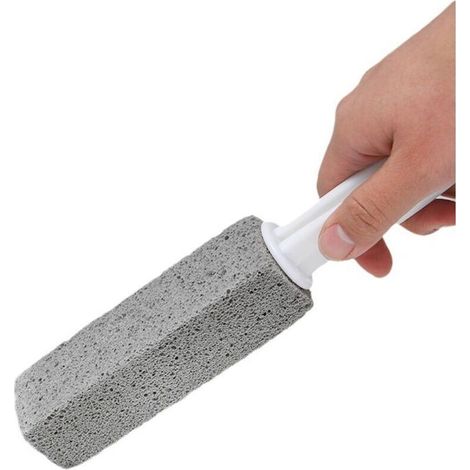 Pierre Ponce - Nettoyage Toilettes - Poignée Ergonomique Longue 24 Cm - Pour Taches Eau Dure - Cuvette Carrelage Evier Gril (1/5)
