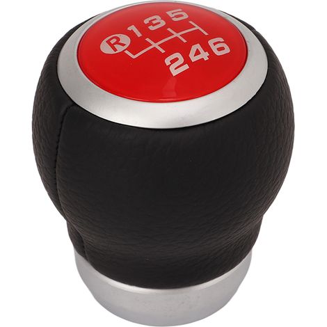 Pommeau de levier de vitesses automatique à 6 rapports pour Subaru (rouge) (1/5)