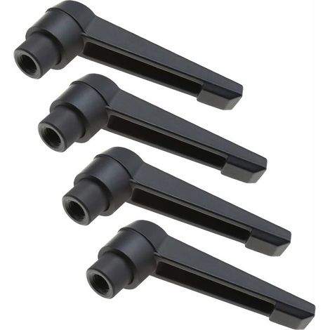 JSSEVN - M10x80mm The Lord of the Tools 4pcs Adjustable Metal Threaded Clamping Lever Handle Knobs (1/5)