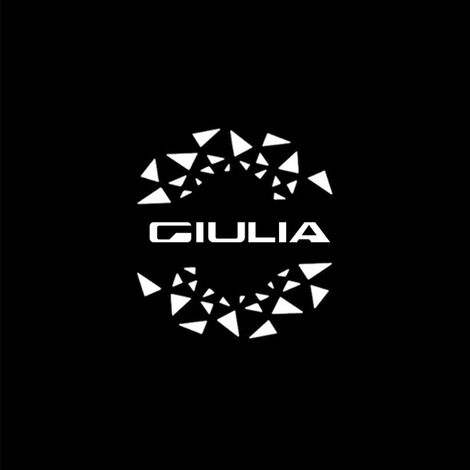 (Giulia 2017-Aujourd'hui-A) Projecteur d'ombres laser à LED décoratif pour portières de voiture Alfa Romeo Giulia 2017, 2018, 2021 et 2022 - Éclairage automobile (1/5)