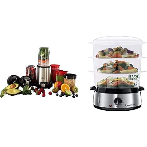 Russell Hobbs 23180-56 Nutri Boost nero e argento