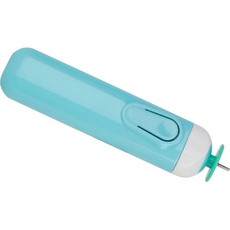 Outil électrique à fentes pour loisirs créatifs en papier, quilling, enrouleur d'origami, stylo à friser en acier (bleu) (1/5)