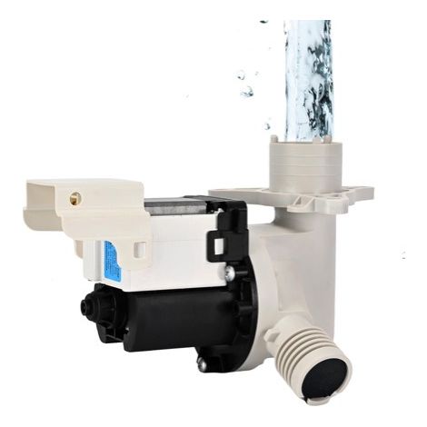 Washing machine drain pump assembly 5304524452, compatible with the Frigidaire washing machine water pump 5304515673 (1/3)