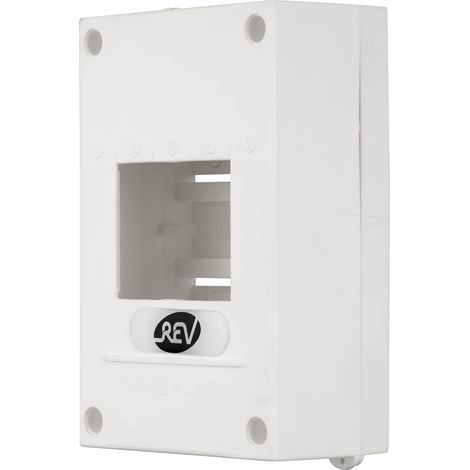 REV Ritter 0515509555 - Piccola scatola di distribuzione 4 connettori, colore: Bianco (1/3)