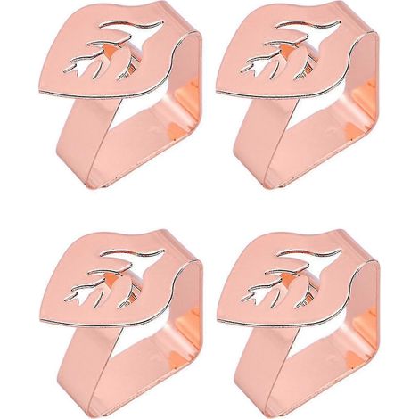 Lot de 5 pinces à nappe épaisses antidérapantes, sans acier, pour nappe d'hôtel (1/5)